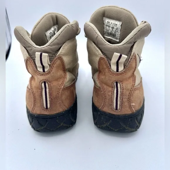 VINTAGE Nike ACG  Zion Womens 8.5 Tan Brown Canvas Mid Hiking Boots 950204 - Picture 11 of 11